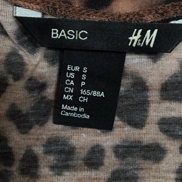H&M Leopard Print Tank Top Camisole - Picture 5 of 8